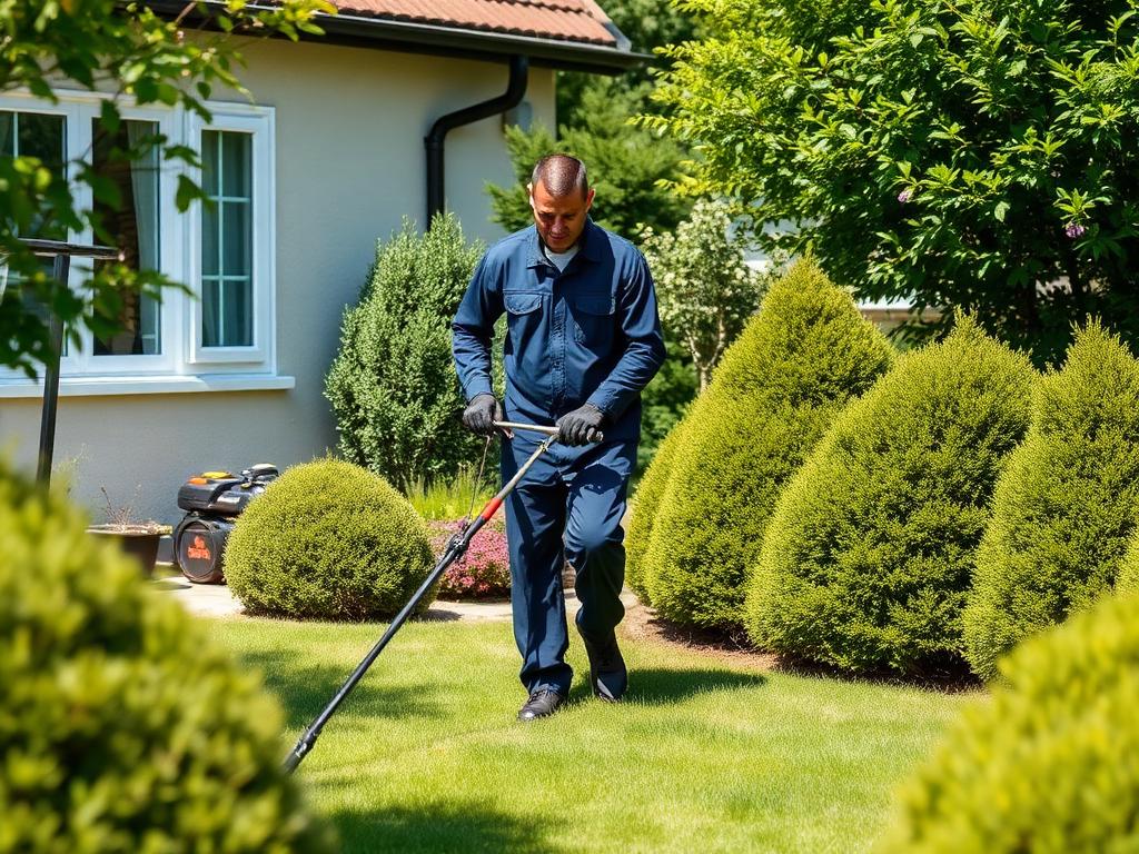 Gartenpflege, Wohnanlage Grombühl